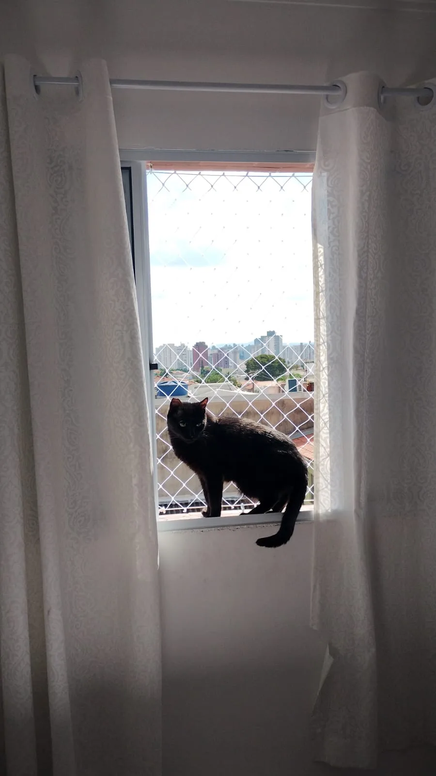 Rede de proteção em sacada de apartamento no ABC